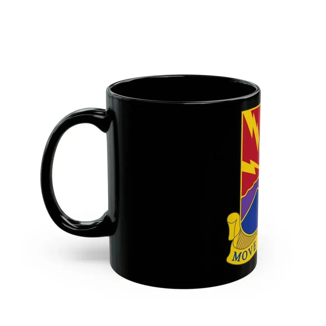 593rd Field Artillery Battalion (U.S. Army) Black Coffee Mug - Go Mug Yourself