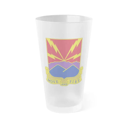 593rd Field Artillery Battalion (U.S. Army) Frosted Pint Glass 16oz Default Title - Go Mug Yourself