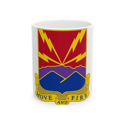 593rd Field Artillery Battalion (U.S. Army) White Coffee Mug 11oz - Go Mug Yourself