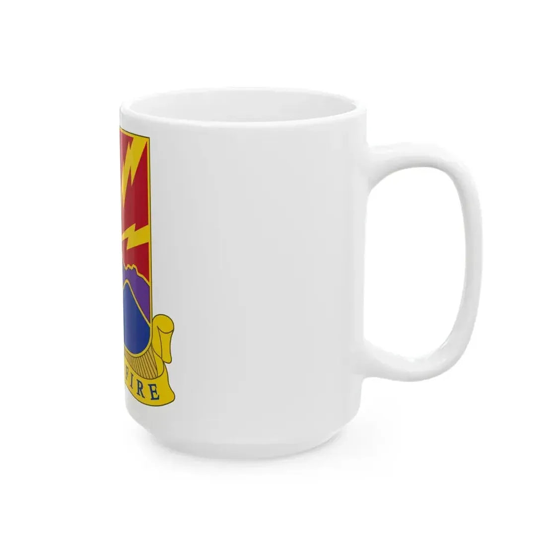 593rd Field Artillery Battalion (U.S. Army) White Coffee Mug - Go Mug Yourself