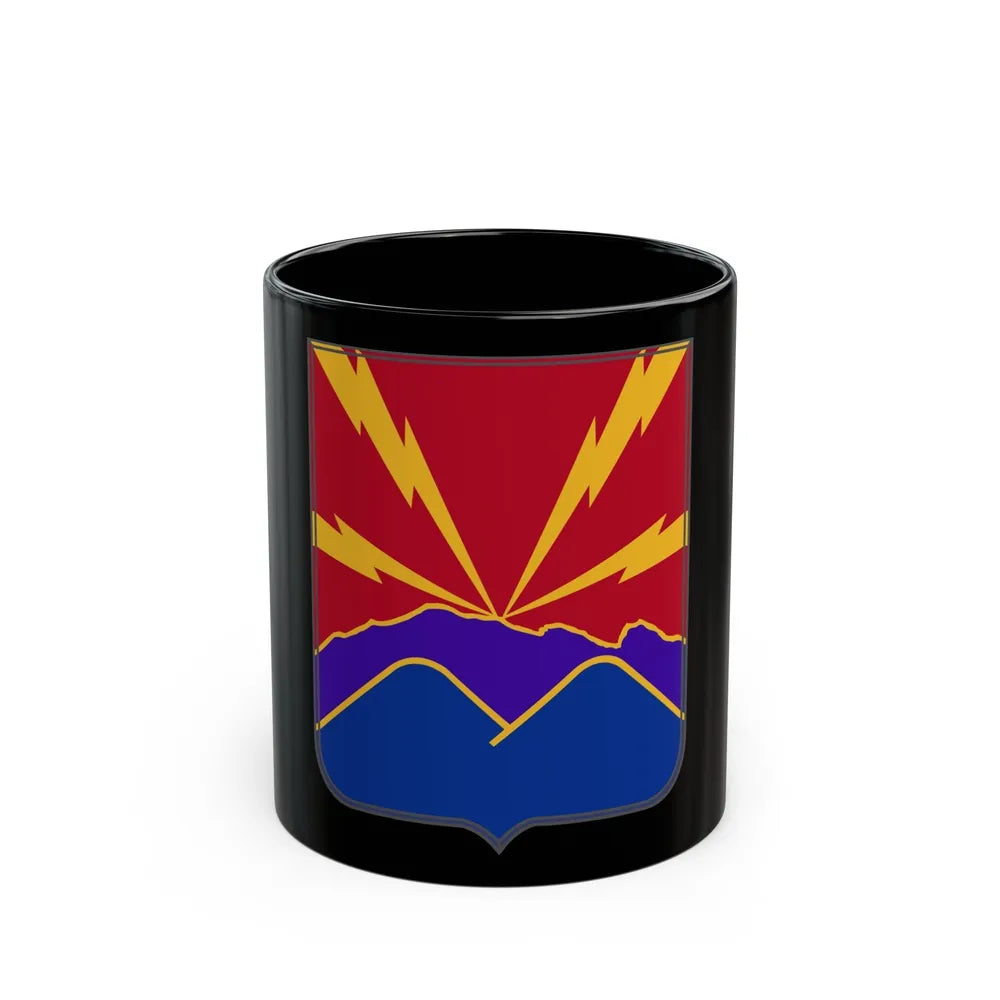 593rd Field Artillery Battalion v2 (U.S. Army) Black Coffee Mug-11oz-Go Mug Yourself