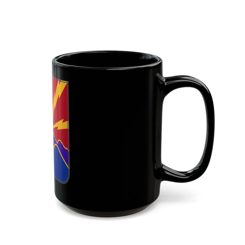 593rd Field Artillery Battalion v2 (U.S. Army) Black Coffee Mug-Go Mug Yourself