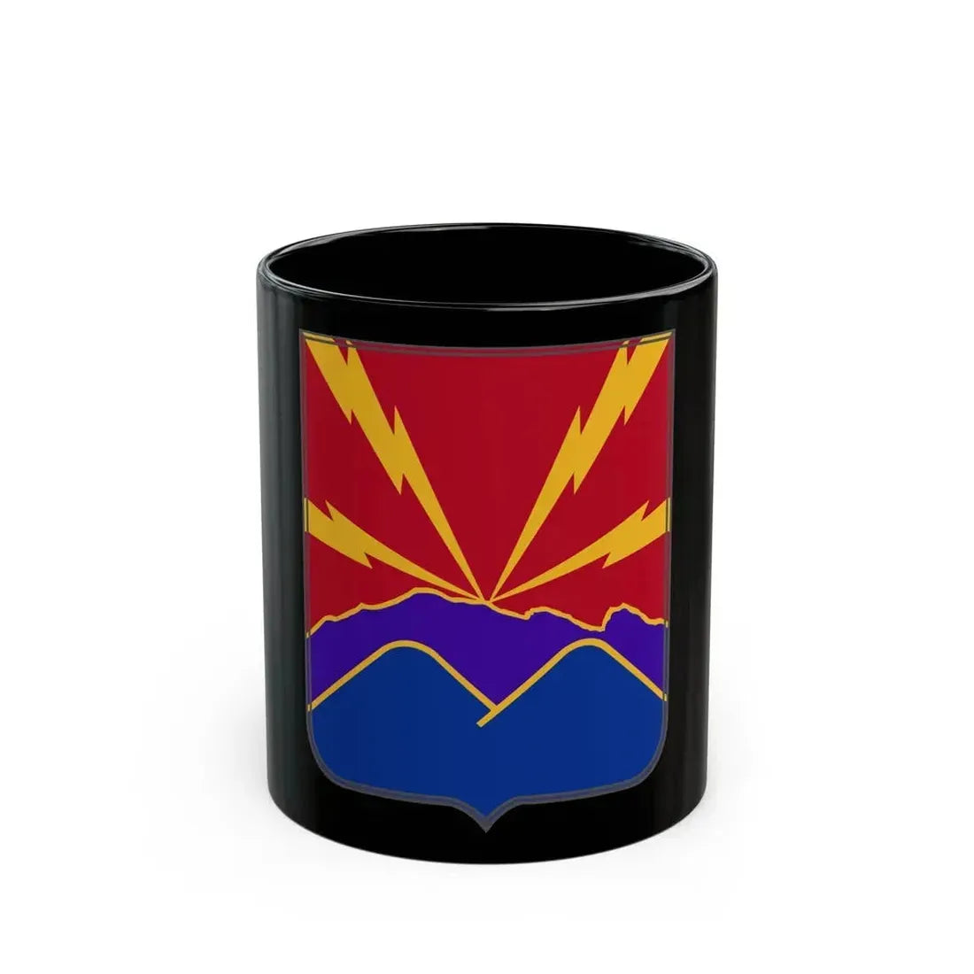 593rd Field Artillery Battalion v2 (U.S. Army) Black Coffee Mug 11oz - Go Mug Yourself