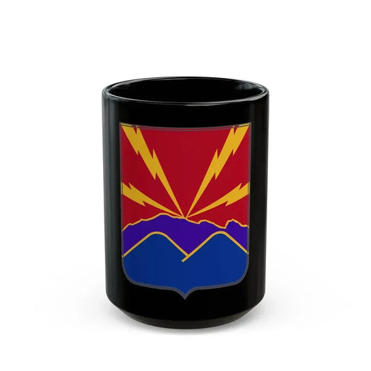 593rd Field Artillery Battalion v2 (U.S. Army) Black Coffee Mug 15oz - Go Mug Yourself
