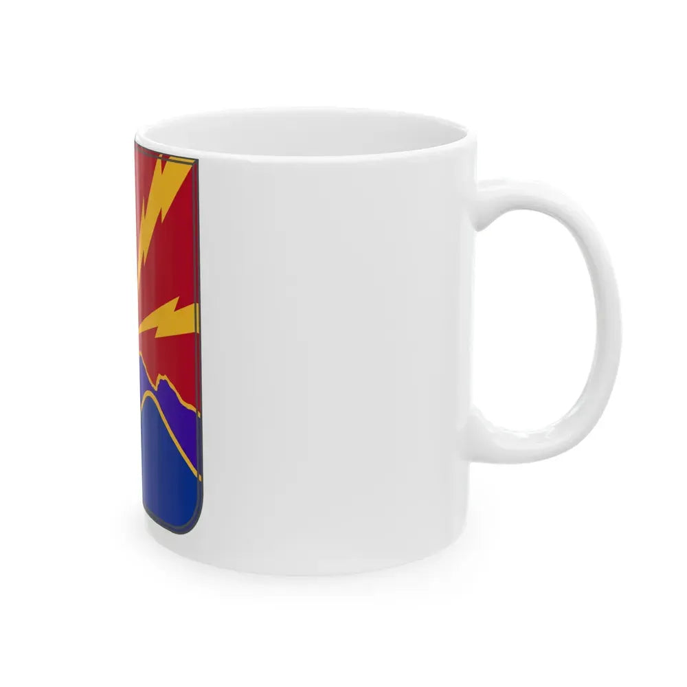 593rd Field Artillery Battalion v2 (U.S. Army) White Coffee Mug - Go Mug Yourself