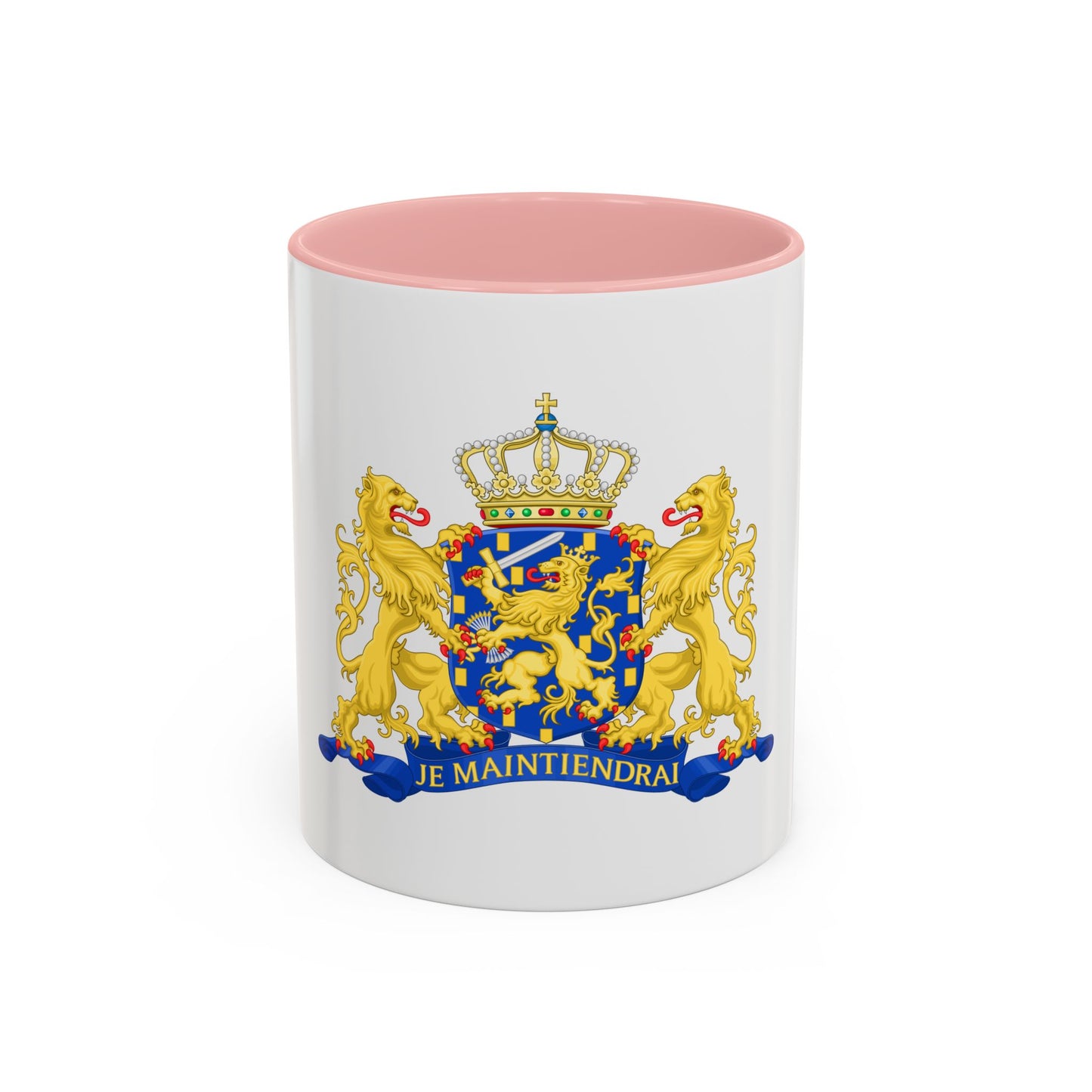 State coat of arms of the Netherlands - Accent Coffee Mug