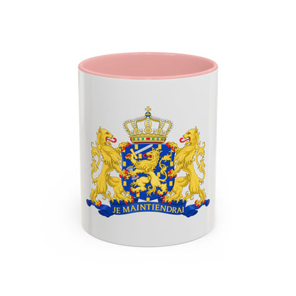 State coat of arms of the Netherlands - Accent Coffee Mug