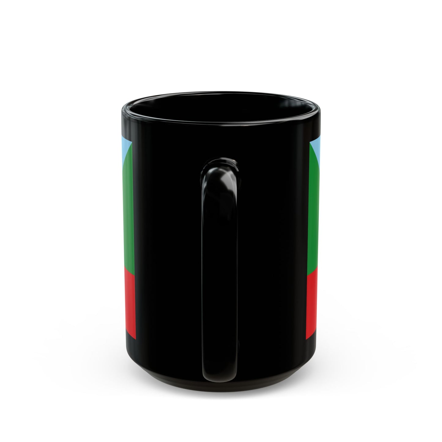 Flag of Chachapoyas capital of the Amazonas Region Peru - Black Coffee Mug-Go Mug Yourself