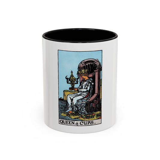 The Queen of Cups (Tarot Card) Accent Coffee Mug