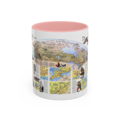 Canada - Vacationlands (1985) (Map) Accent Coffee Mug