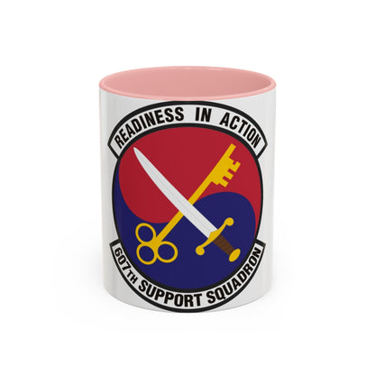 607th Support Squadron (U.S. Air Force) Accent Coffee Mug