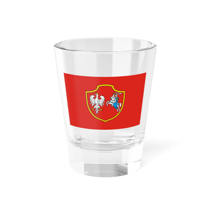 Flaga Litwy Środkowej (Belarus) (Coat of Arms) Shot Glass 1.5oz