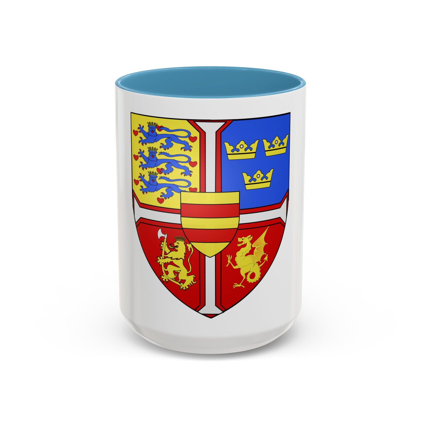 Christian I of Denmark Coat of Arms 1457-1460 - Accent Coffee Mug