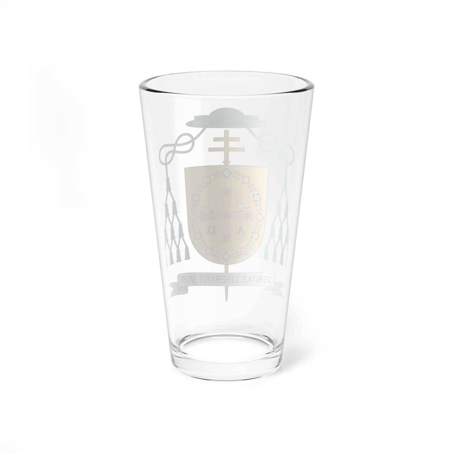 Escudo de Francisco Javier Martínez Fernández (Spain) (Coat of Arms) Pint Glass 16oz