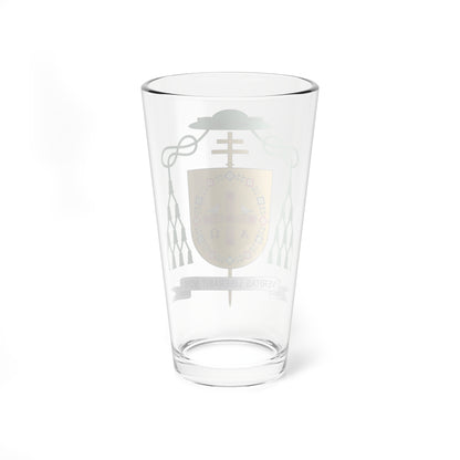 Escudo de Francisco Javier Martínez Fernández (Spain) (Coat of Arms) Pint Glass 16oz