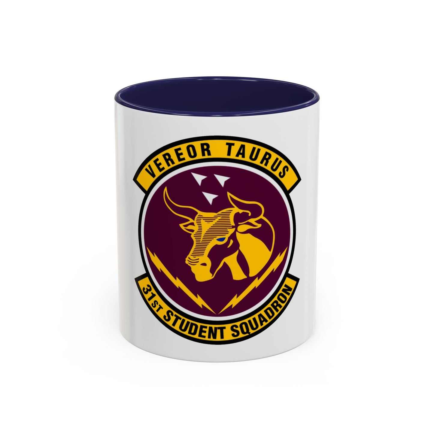 31 Student Sq AETC (U.S. Air Force) Accent Coffee Mug