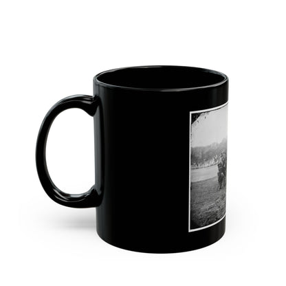 Fort Monroe, Va. Officers Of 3d Pennsylvania Heavy Artillery (U.S. Civil War) Black Coffee Mug