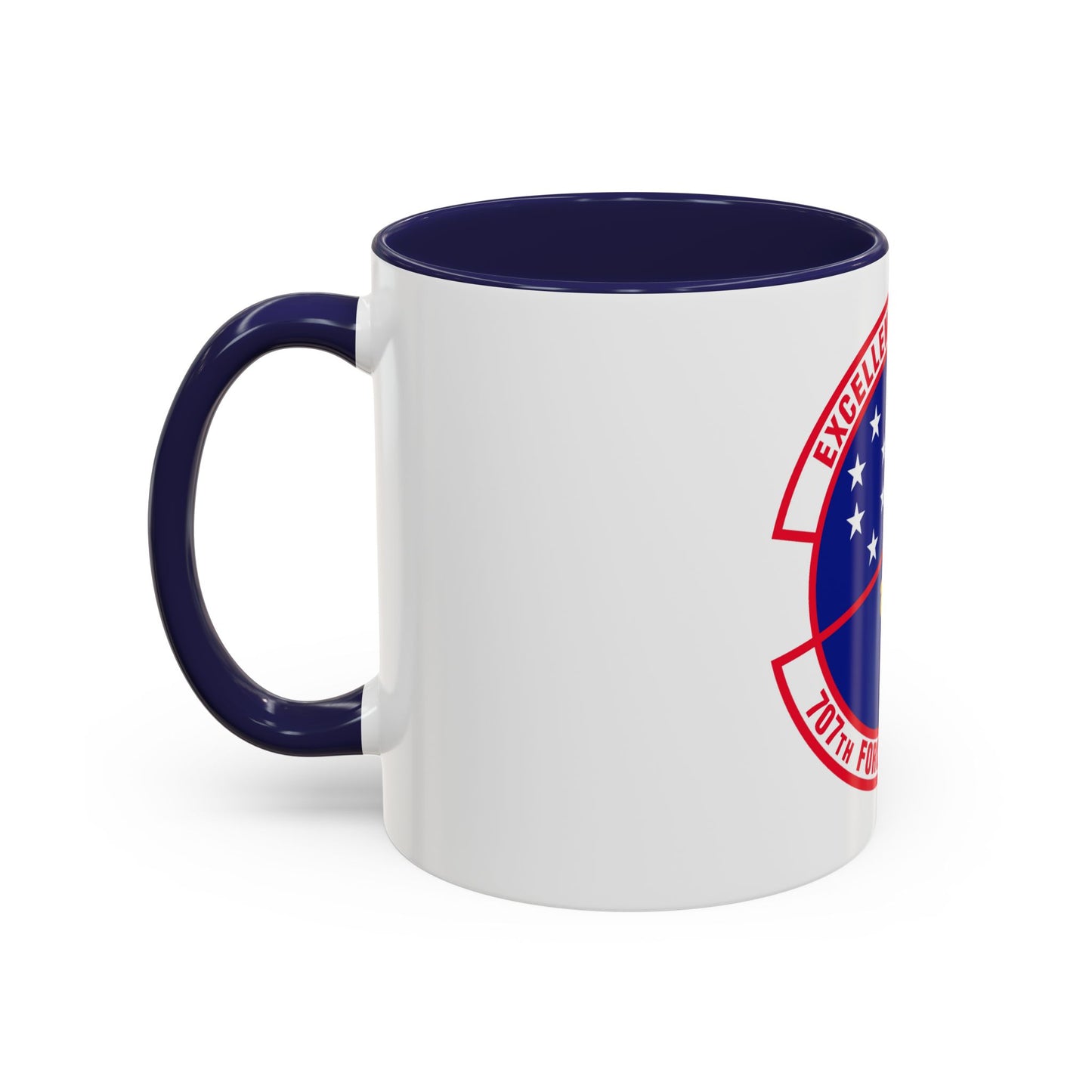 707 Force Support Squadron AFISRA (U.S. Air Force) Accent Coffee Mug