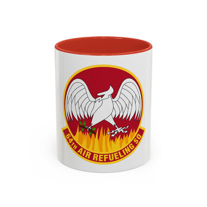 64th Air Refueling Squadron (U.S. Air Force) Accent Coffee Mug