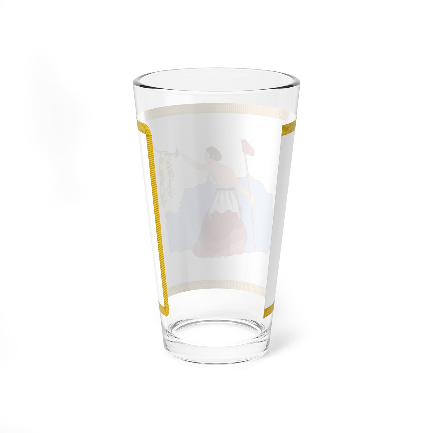 San Jacinto Flag (United States) Pint Glass 16oz