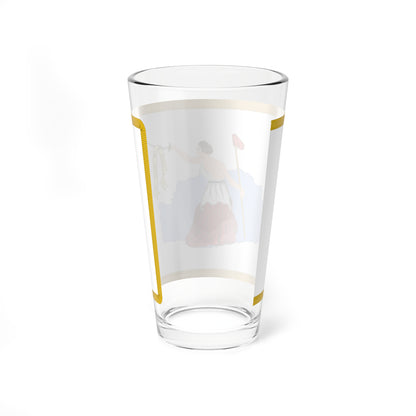 San Jacinto Flag (United States) Pint Glass 16oz