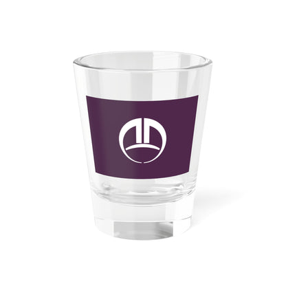 Flag of Fujioka Gunma (Japan) Shot Glass 1.5oz
