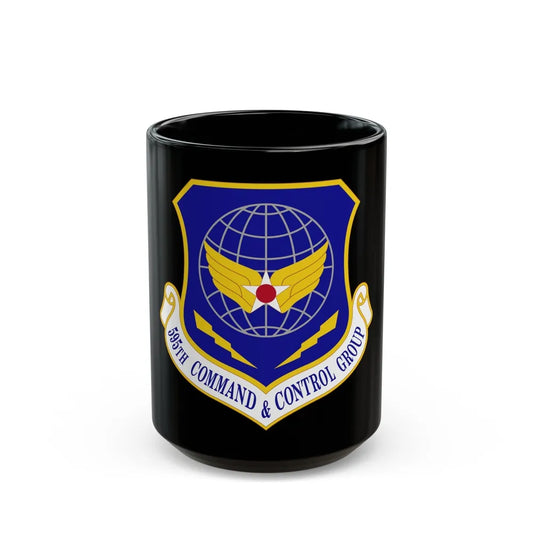 595 Command and Control Group AFSPC (U.S. Air Force) Black Coffee Mug-15oz-Go Mug Yourself