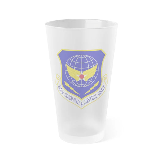 595 Command and Control Group AFSPC (U.S. Air Force) Frosted Pint Glass 16oz-16oz-Frosted-Go Mug Yourself