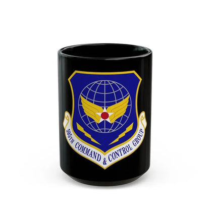 595 Command and Control Group AFSPC (U.S. Air Force) Black Coffee Mug 15oz - Go Mug Yourself