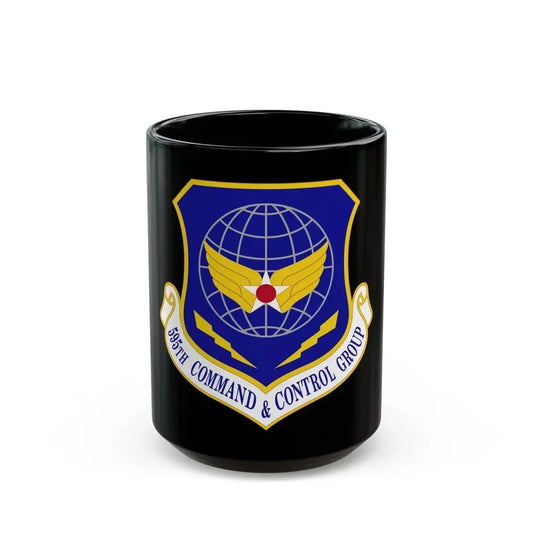 595 Command and Control Group AFSPC (U.S. Air Force) Black Coffee Mug 15oz - Go Mug Yourself