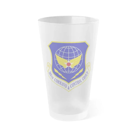 595 Command and Control Group AFSPC (U.S. Air Force) Frosted Pint Glass 16oz 16oz Frosted - Go Mug Yourself