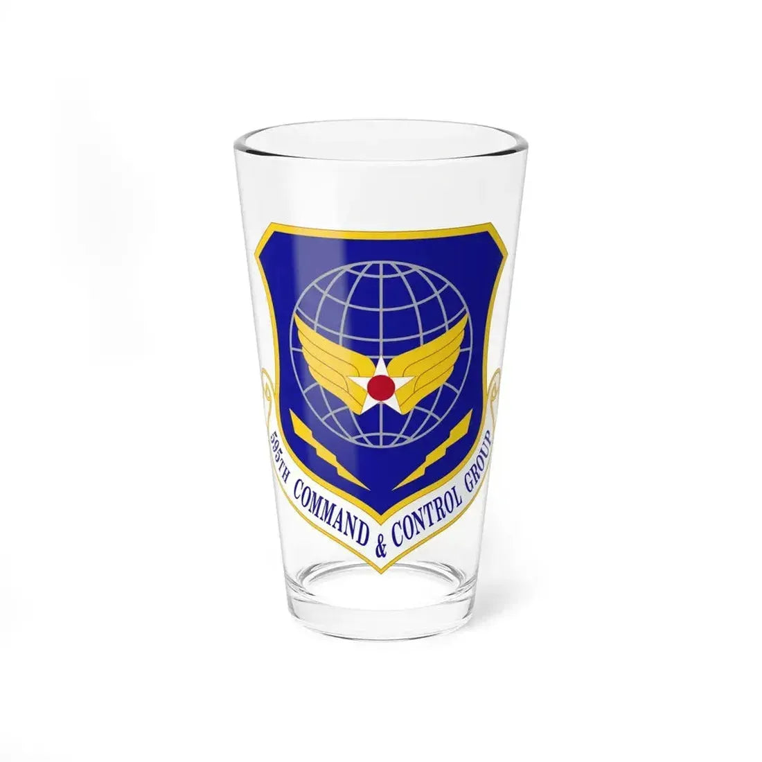 595 Command and Control Group AFSPC (U.S. Air Force) Pint Glass 16oz - Go Mug Yourself