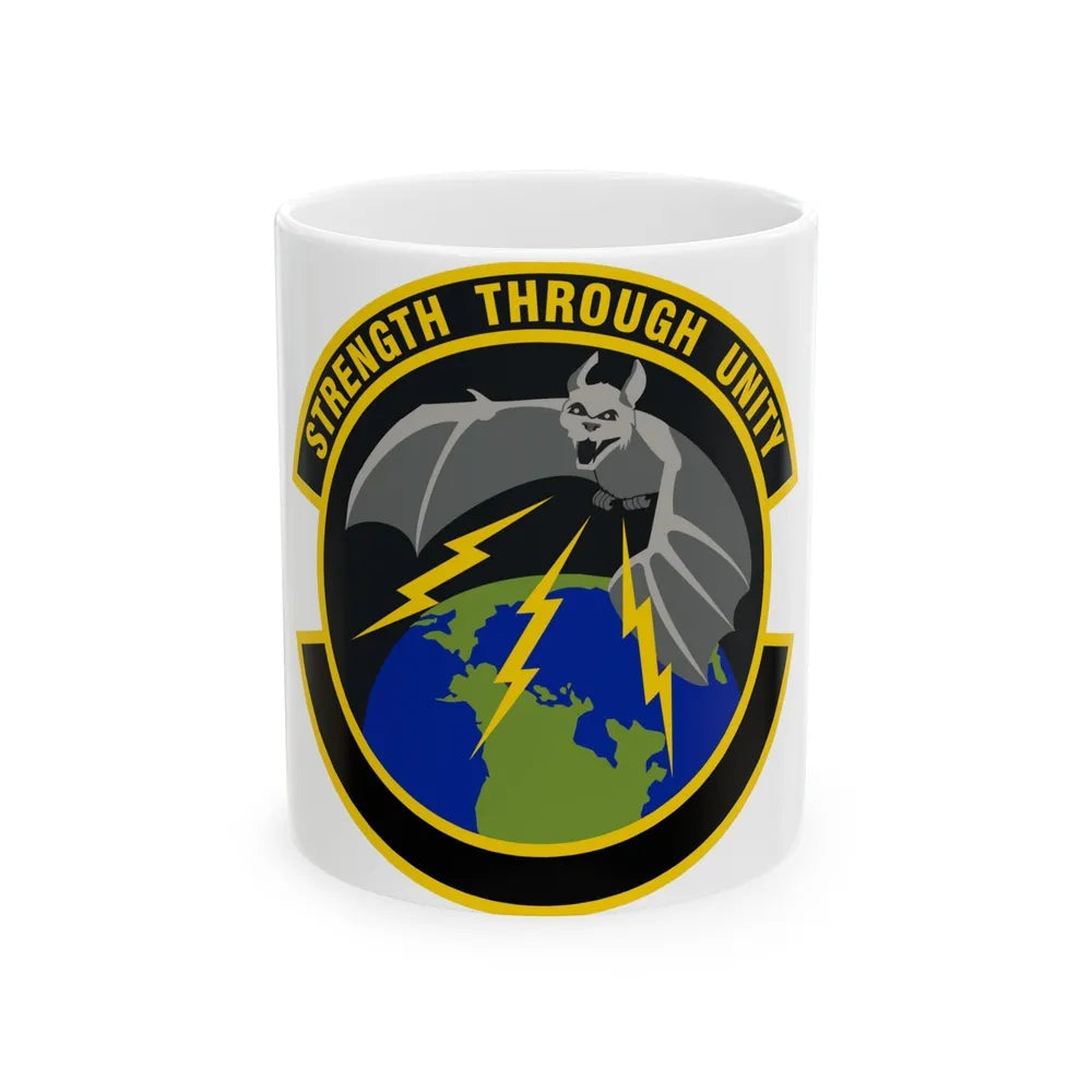 595 Operations Support Flight AFSPC (U.S. Air Force) White Coffee Mug-11oz-Go Mug Yourself