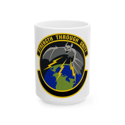 595 Operations Support Flight AFSPC (U.S. Air Force) White Coffee Mug-15oz-Go Mug Yourself