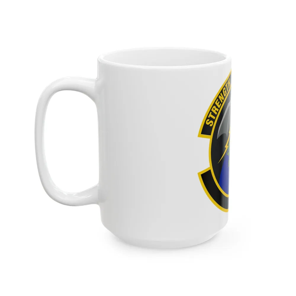 595 Operations Support Flight AFSPC (U.S. Air Force) White Coffee Mug-Go Mug Yourself