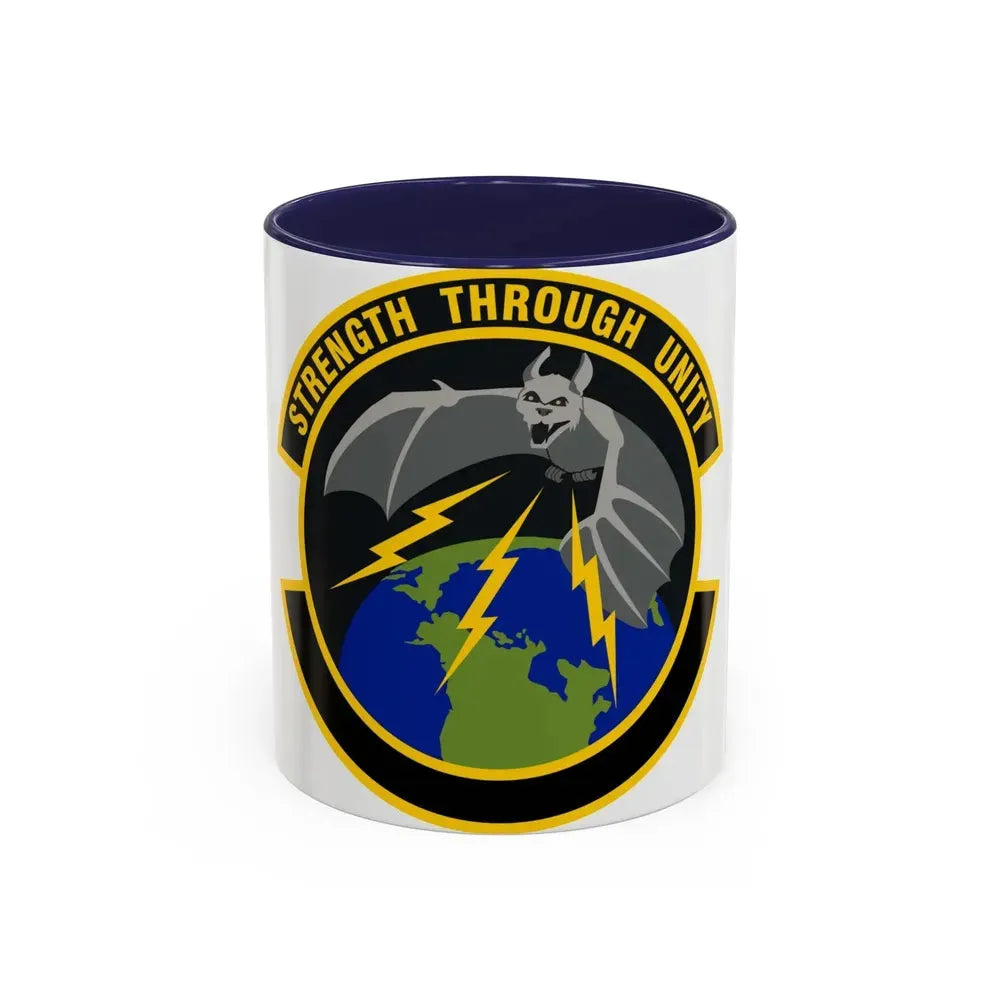 595 Operations Support Flight AFSPC (U.S. Air Force) Accent Coffee Mug 11oz Navy - Go Mug Yourself