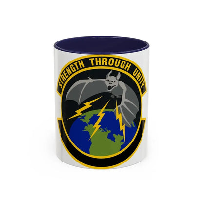 595 Operations Support Flight AFSPC (U.S. Air Force) Accent Coffee Mug 11oz Navy - Go Mug Yourself