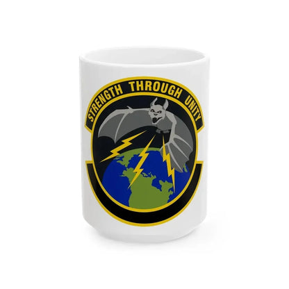 595 Operations Support Flight AFSPC (U.S. Air Force) White Coffee Mug 15oz - Go Mug Yourself