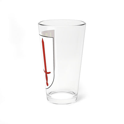 Vorderthal-blazon (Switzerland) (Coat of Arms) Pint Glass 16oz