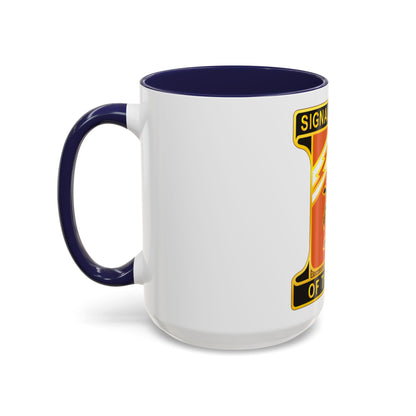 114 Signal Battalion (U.S. Army) Accent Coffee Mug
