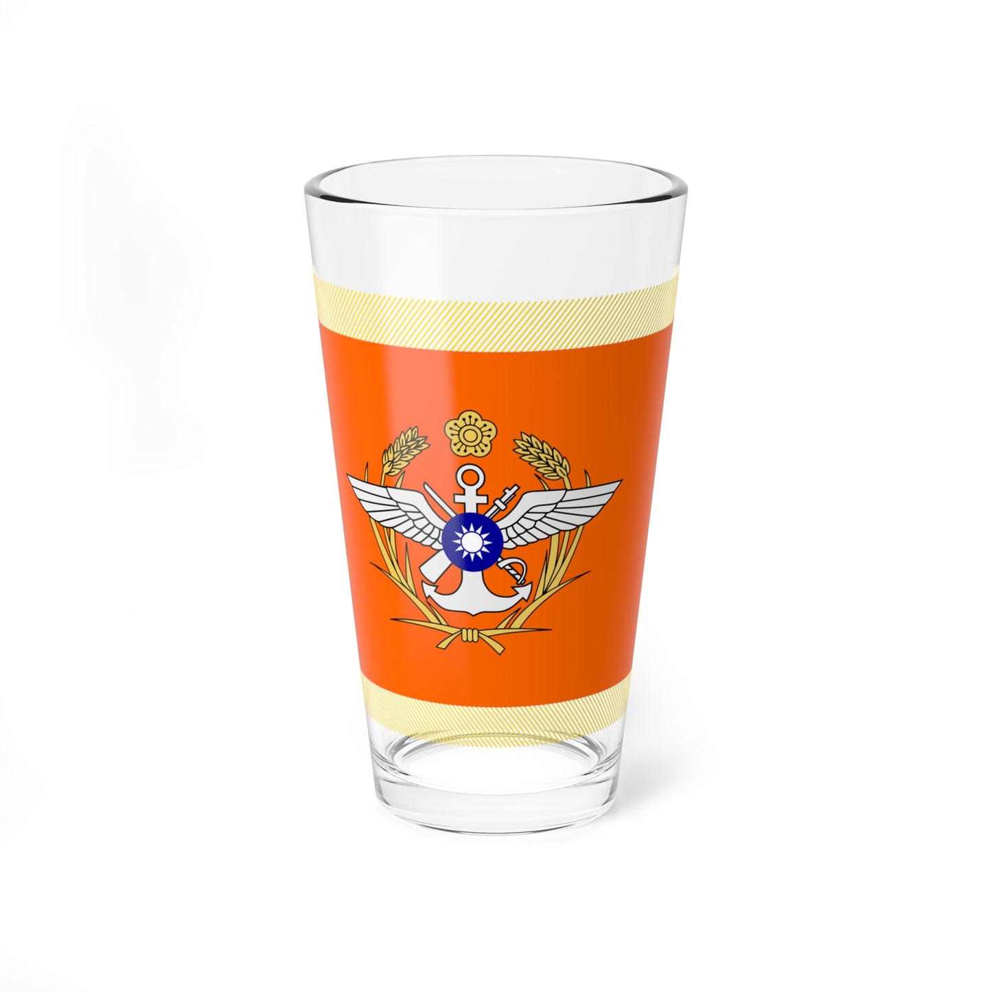 ROC MND Unit Flag (China) Pint Glass 16oz
