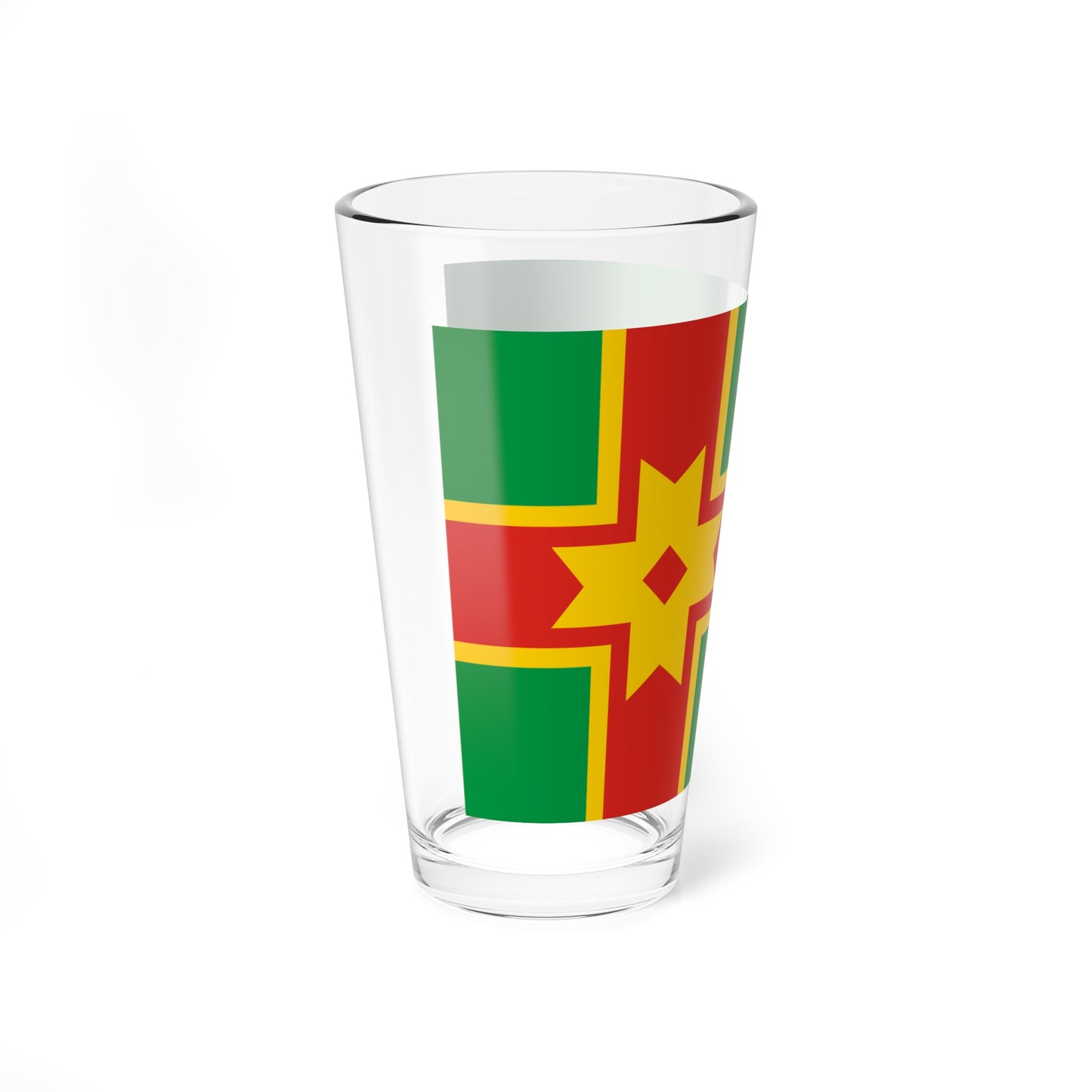 Flag of Likhoslavlsky rayon Tver oblast (Russia) Pint Glass 16oz