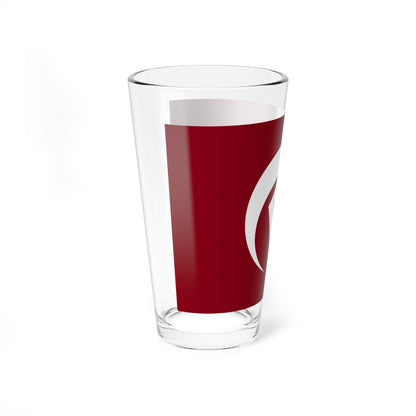 Flag of Kobuchisawa Yamanashi 1962-2006 (Japan) Pint Glass 16oz