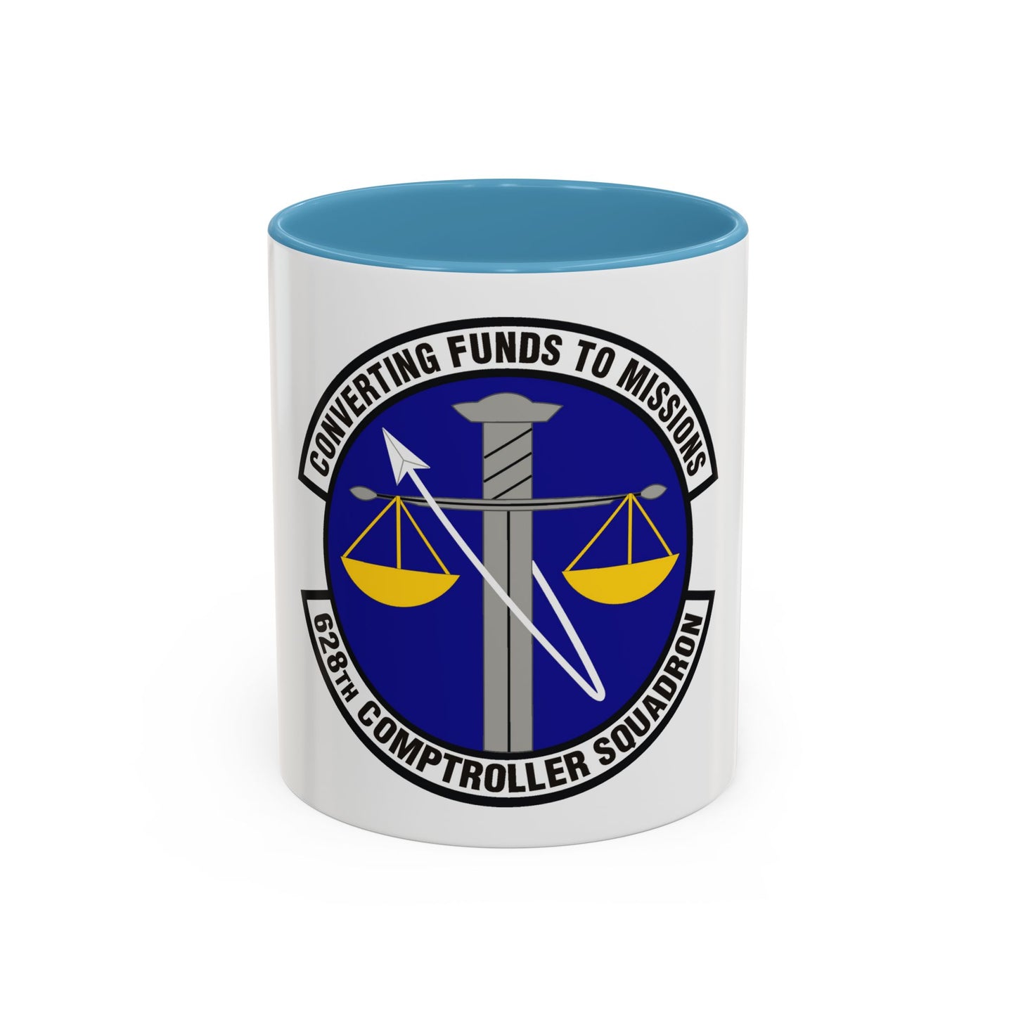 628th Comptroller Squadron (U.S. Air Force) Accent Coffee Mug