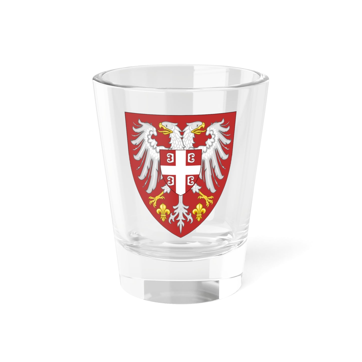 Insigne Serbicum (Serbia) (Coat of Arms) Shot Glass 1.5oz