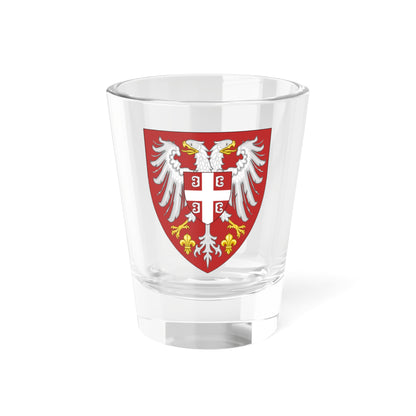 Insigne Serbicum (Serbia) (Coat of Arms) Shot Glass 1.5oz