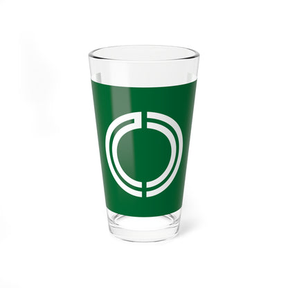 Flag of Rikubetsu Hokkaido (Japan) Pint Glass 16oz