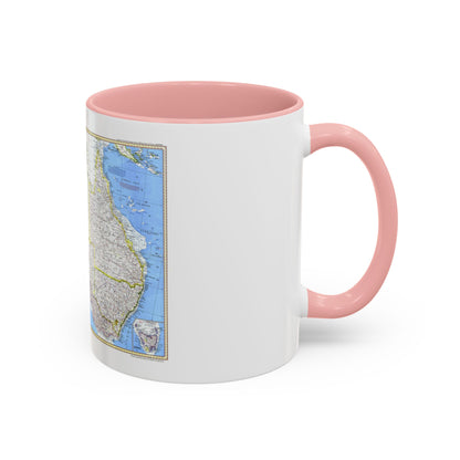 Australia (1979) (Map) Accent Coffee Mug