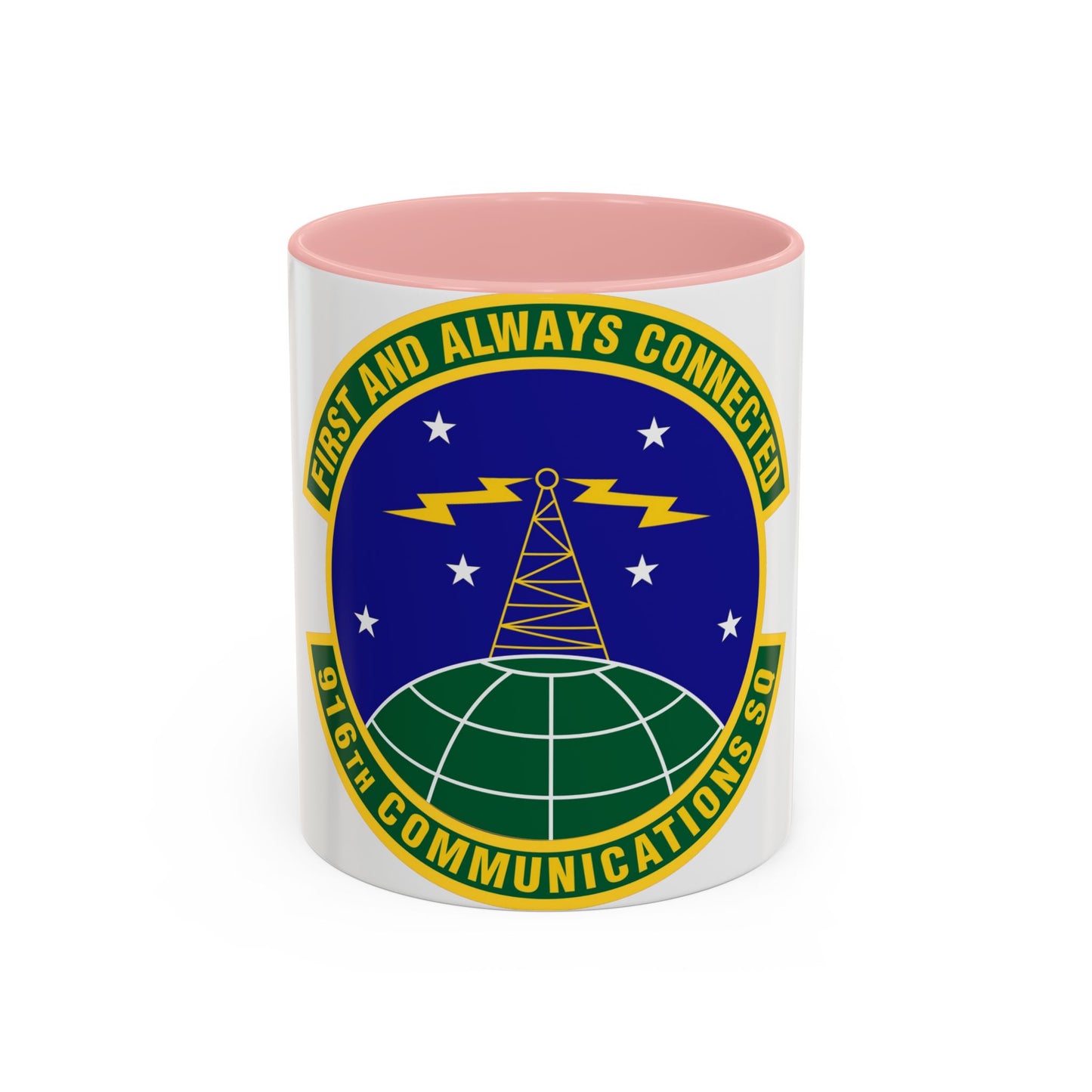 916th Communications Squadron (U.S. Air Force) Accent Coffee Mug