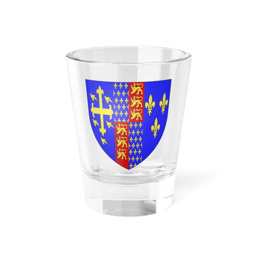 Isabella of Valois Arms (England) (Coat of Arms) Shot Glass 1.5oz